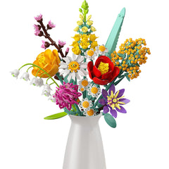 MONOFUN Flower Bouquet Building Set chrysanthemum bloom for a durable home decor display