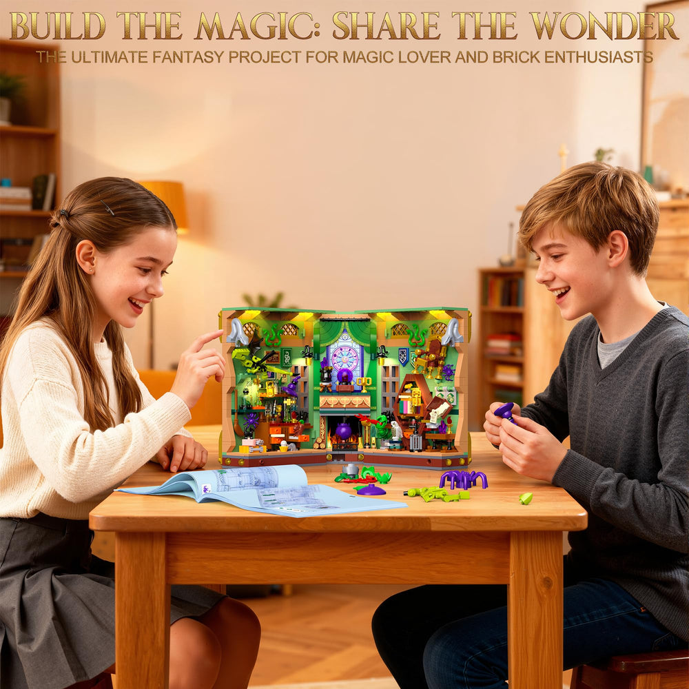 MONOFUN Magic Booknook open view reveals the tiny diorama and storytelling vibe
