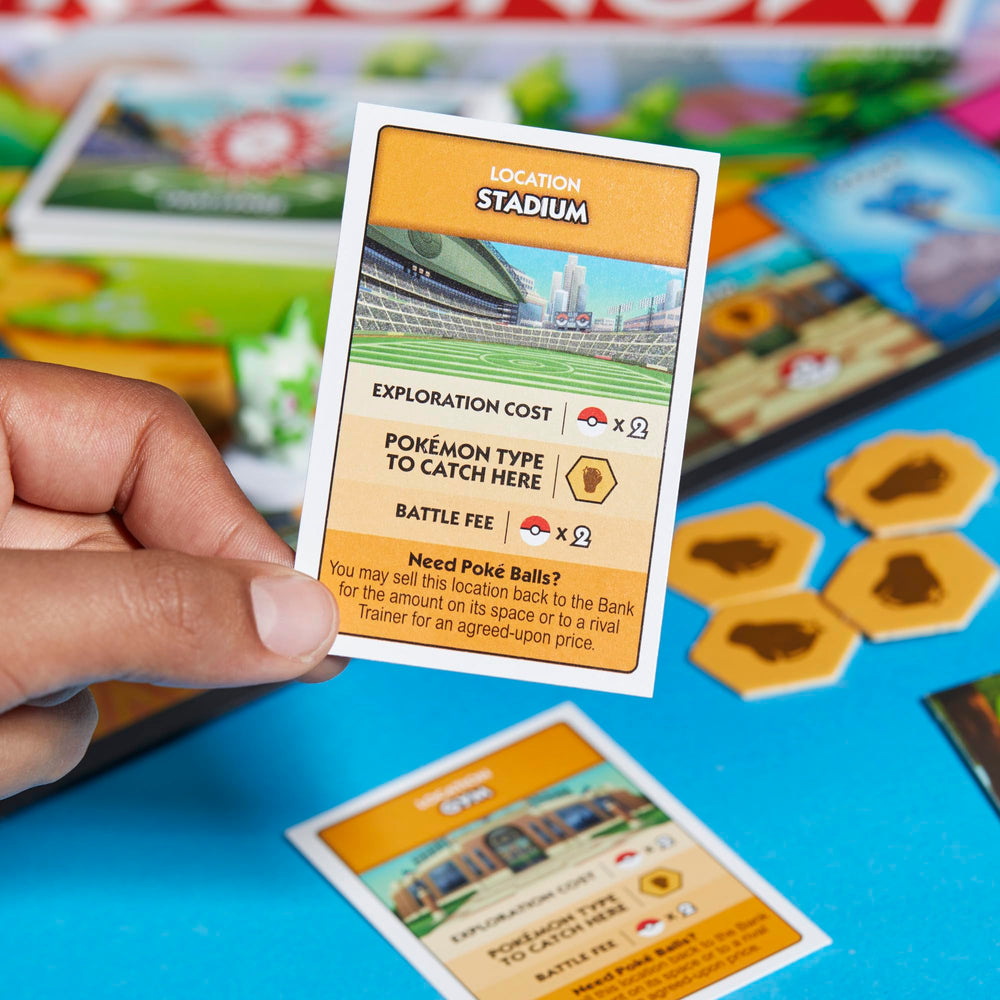 Monopoly Pokémon Edition Fuecoco token ready for battles.
