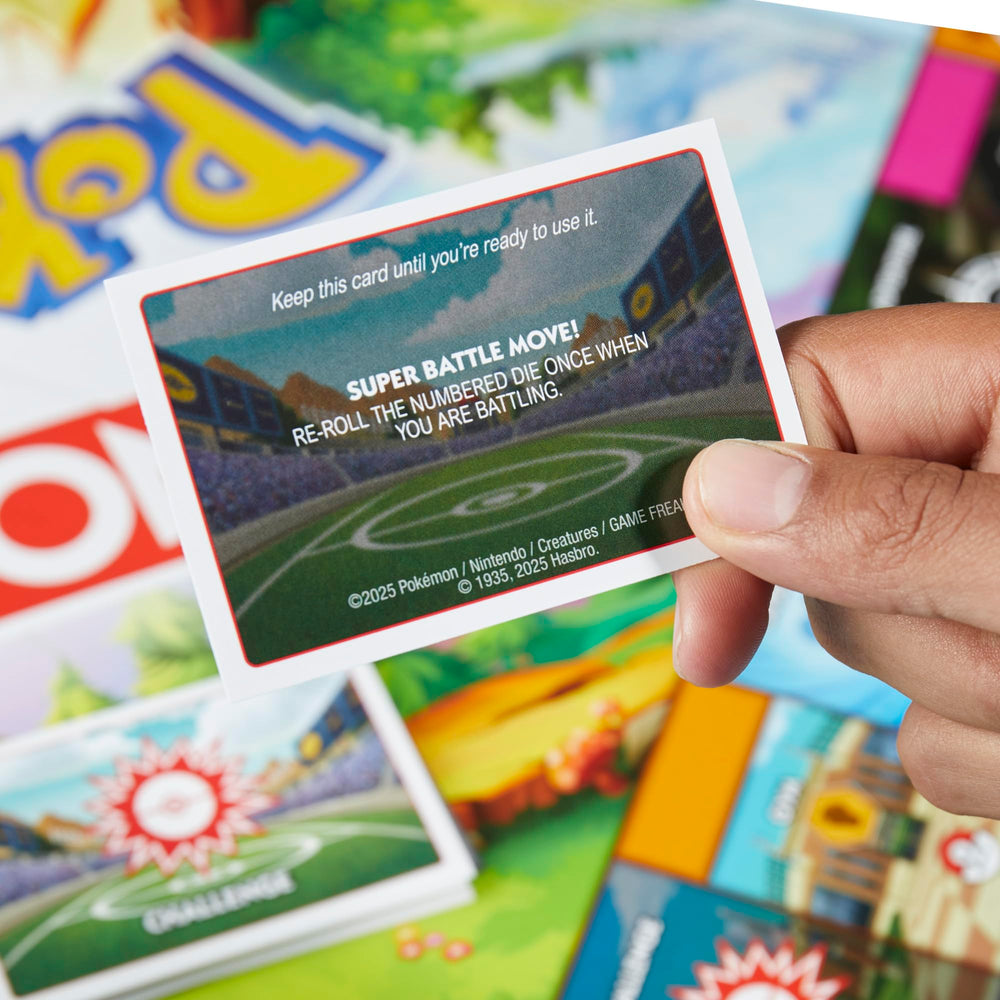 Monopoly Pokémon Edition Pikachu token adds nostalgic flair.
