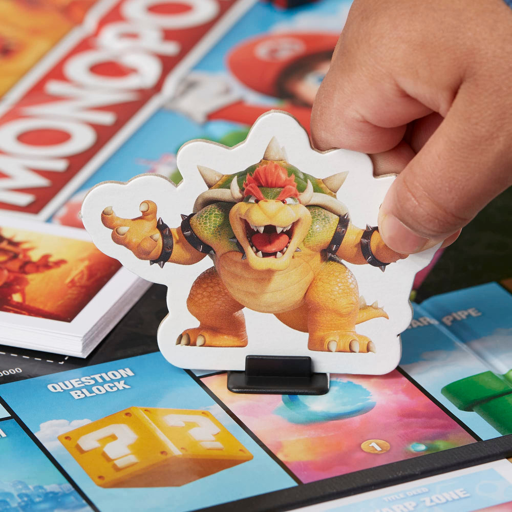 Super Mushroom token as a recognizable power-up in play