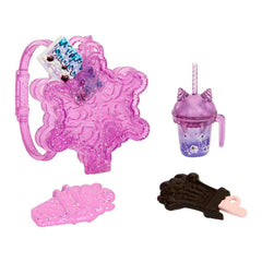 Abbey Bominable doll snowflake backpack and frosted glasses set.