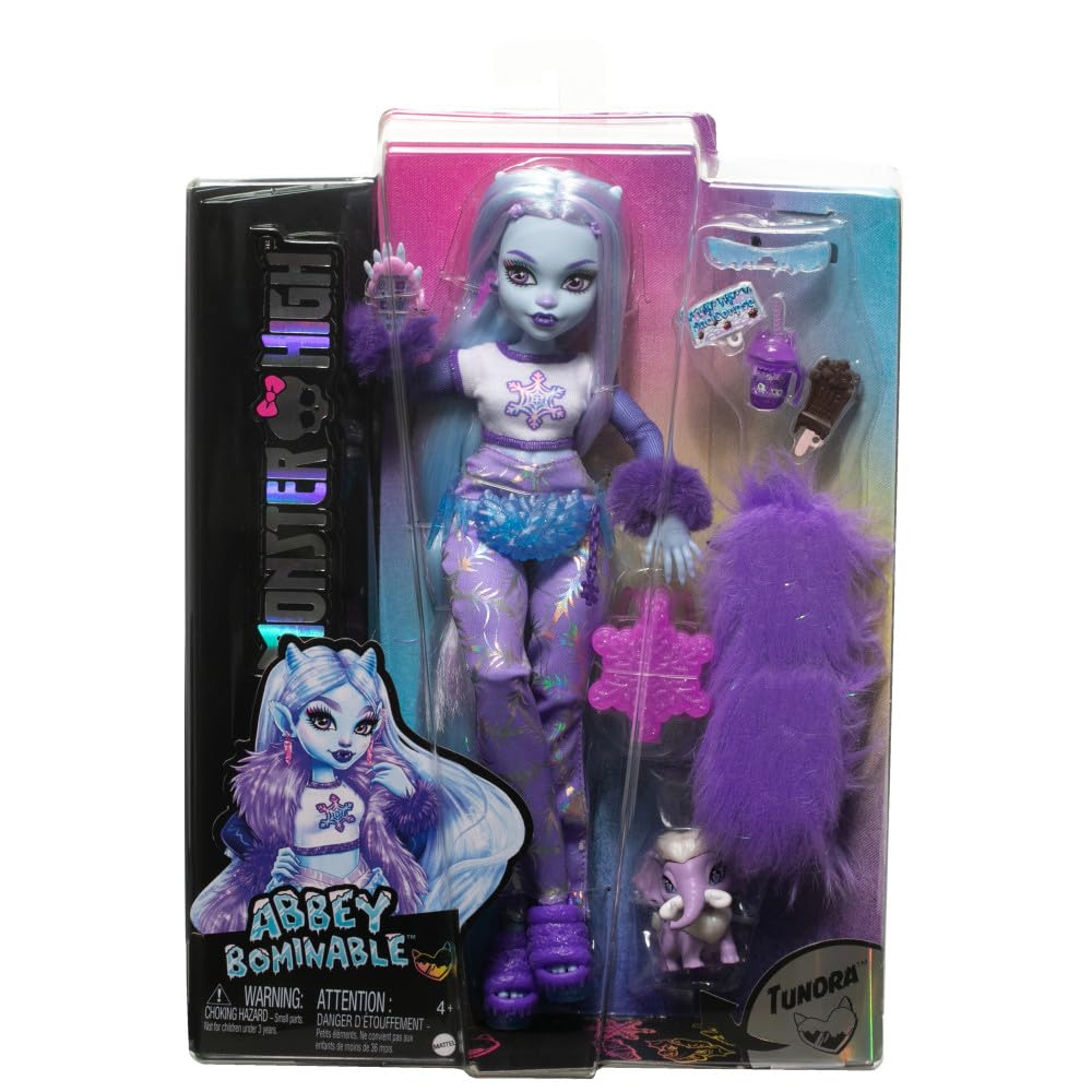 Abbey Bominable doll includes iCoffin phone and treats.