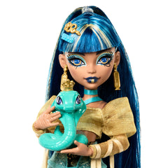 Cleo De Nile with scarab backpack for imaginative fashion adventures