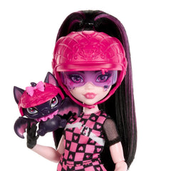Draculaura doll dress pattern with vivid colors for outfits