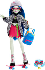 Monster High Ghoulia Yelps doll posing for dynamic display