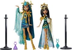 Doll stands included to help pose and display the two-pack