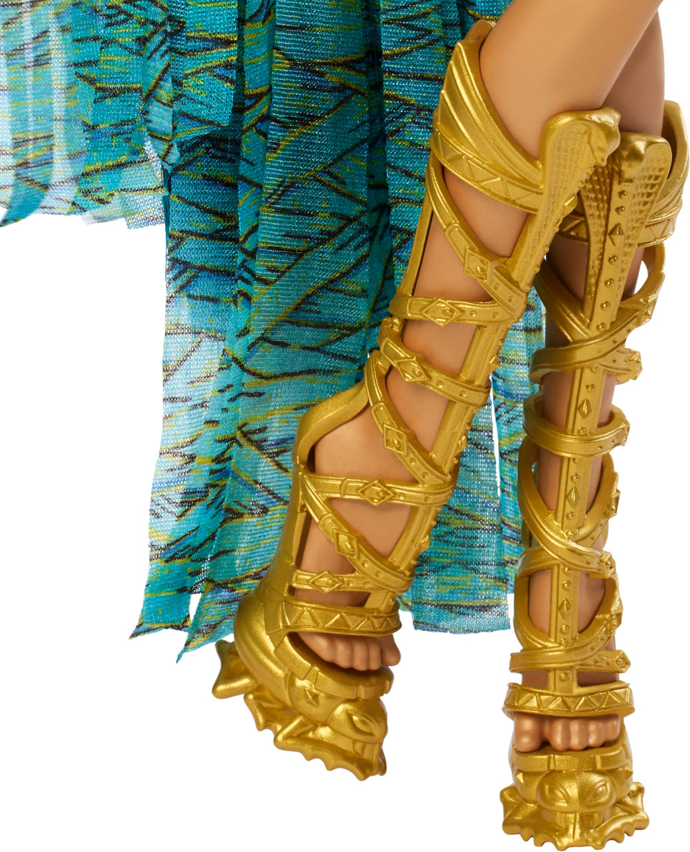 Golden accessories elevate the Mummy Majesties' luxe fashion vibe and drama