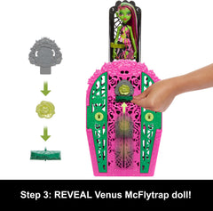 Monster High Skulltimate Secrets charms and talisman for puzzle-driven unboxing fun.