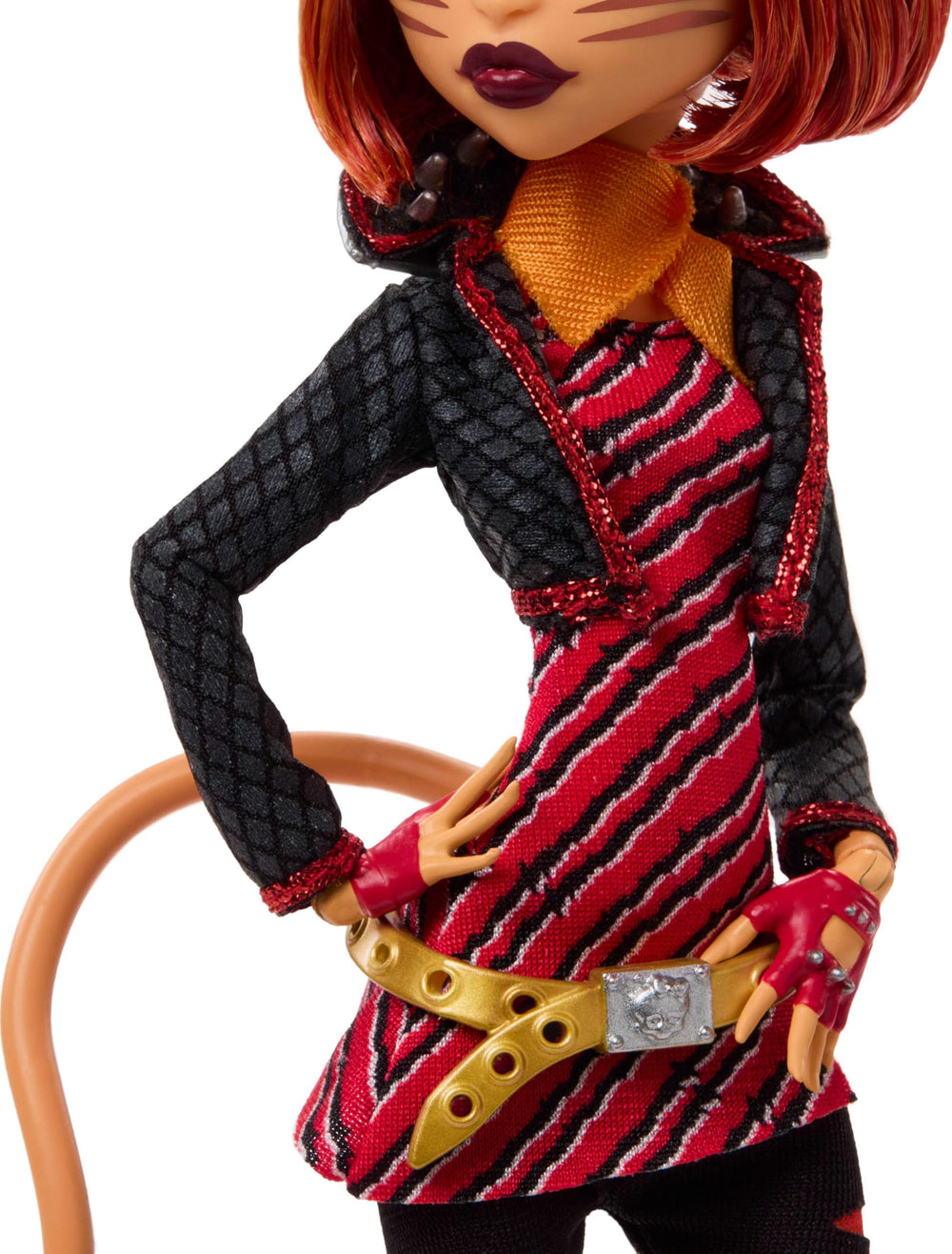 Monster High Toralei faux leather jacket for edgy style.