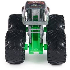 1:64 Monster Jam die-cast box with bold Grave Digger artwork