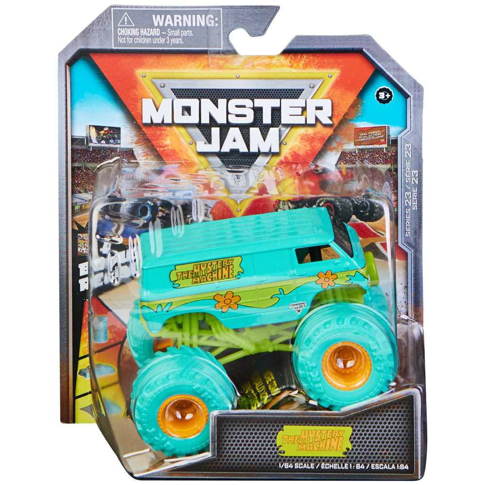 Monster Jam 2022 Spin Master 1:64 diecast truck, front view, perfect for display.