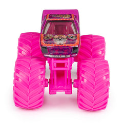 Monster Jam Calavera 1:64 collector-ready display for shelf or desk.