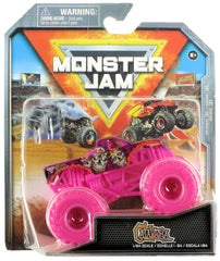 Monster Jam Calavera 1:64 front view shows authentic graphics for display.