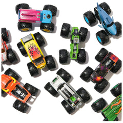 Includes one 1:64 Monster Jam truck for instant display and imaginative racing.