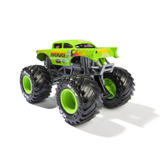Monster Jam Avenger shows detailed graphics and chassis for collector-worthy display.