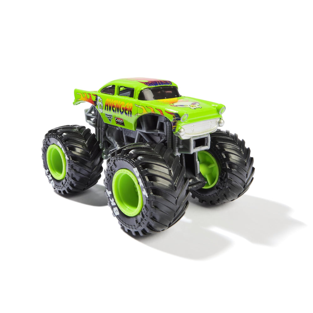 Monster Jam Avenger with official BKT tires offers authentic grip for dynamic play.