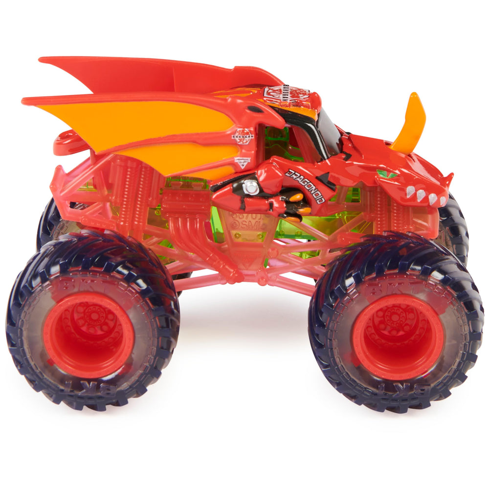 Ramp accessory and Bakugan Dragonoid truck ready for jumps.