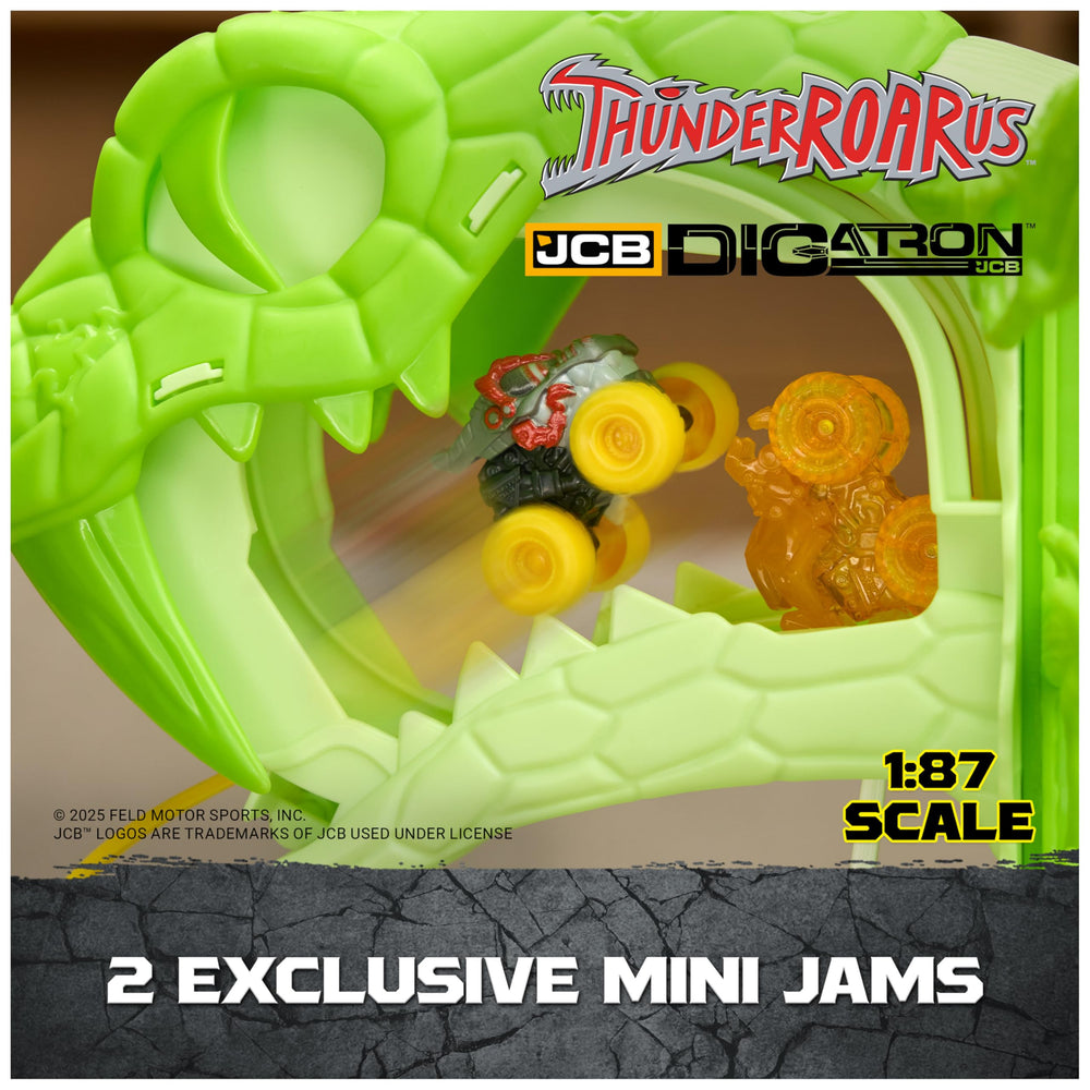 Monster Jam Cobras Crazy Escape track base provides secure play surface