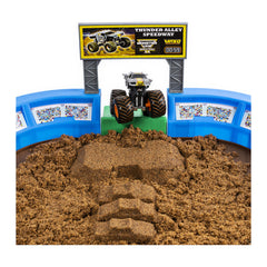 Dirt tools included to sculpt mountains and customize features.