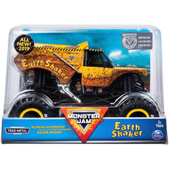 Monster Jam Earth Shaker 1:24 front view highlighting bold graphics for display and play