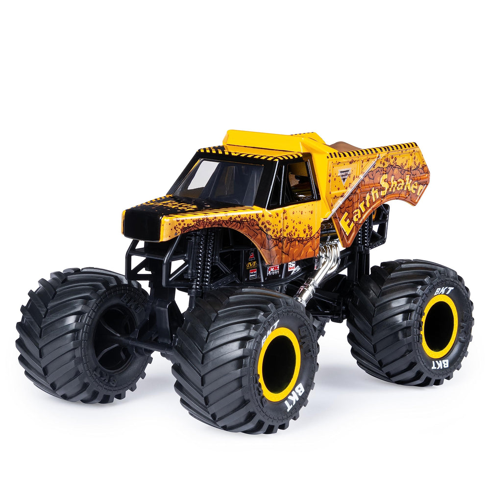 Monster Jam Earth Shaker 1:24 graphics detail enhances authentic look for collection and display