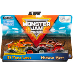 Monster Jam El Toro Loco truck with 1:64 scale detail and BKT tires