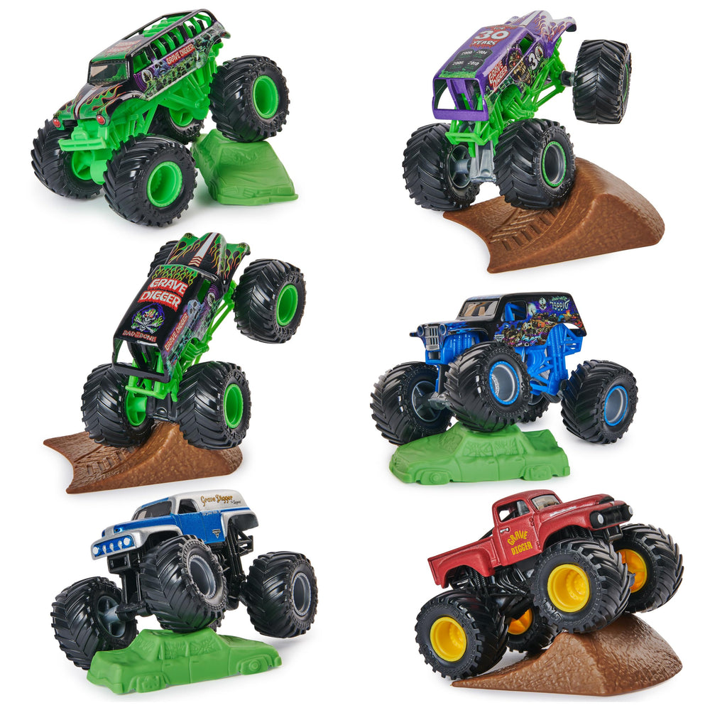 Official BKT tires and chrome accents on Grave Digger 40th Anniversary 8-Pack