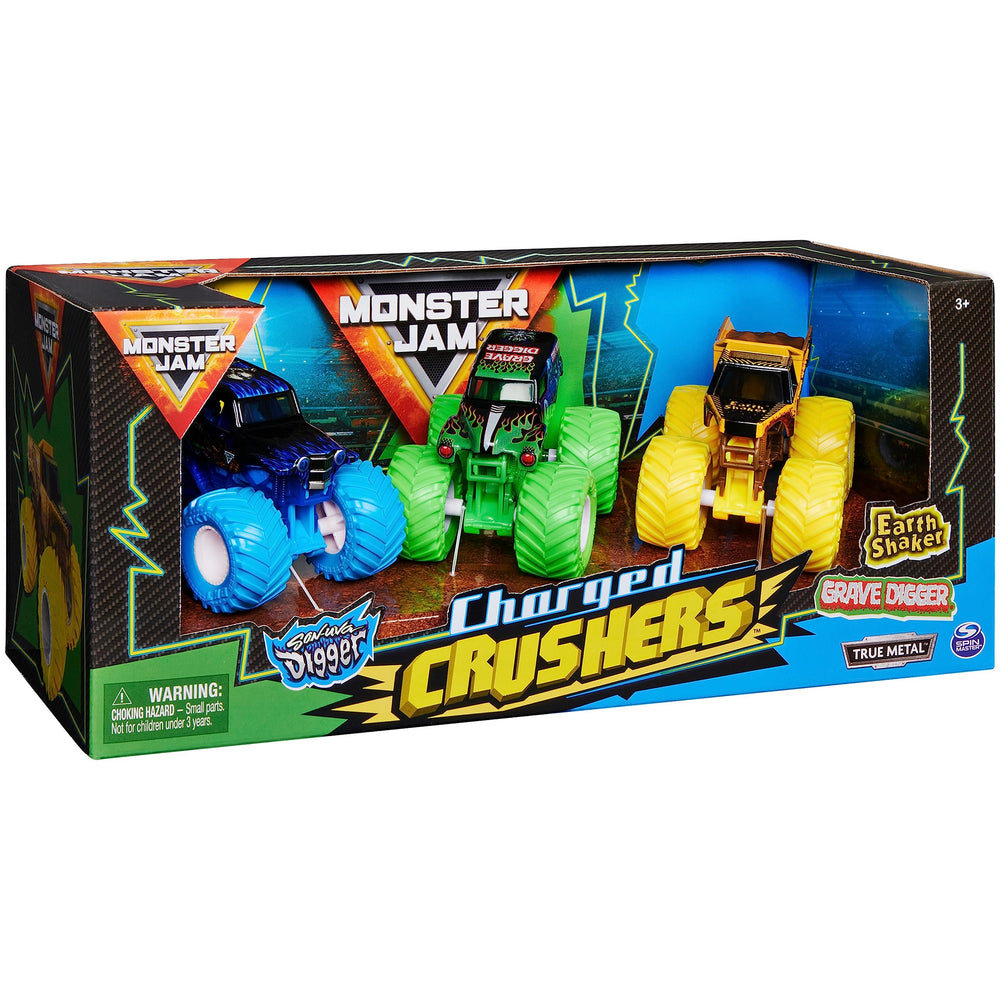 Monster Jam Ground Shaker graphics close-up for collectors