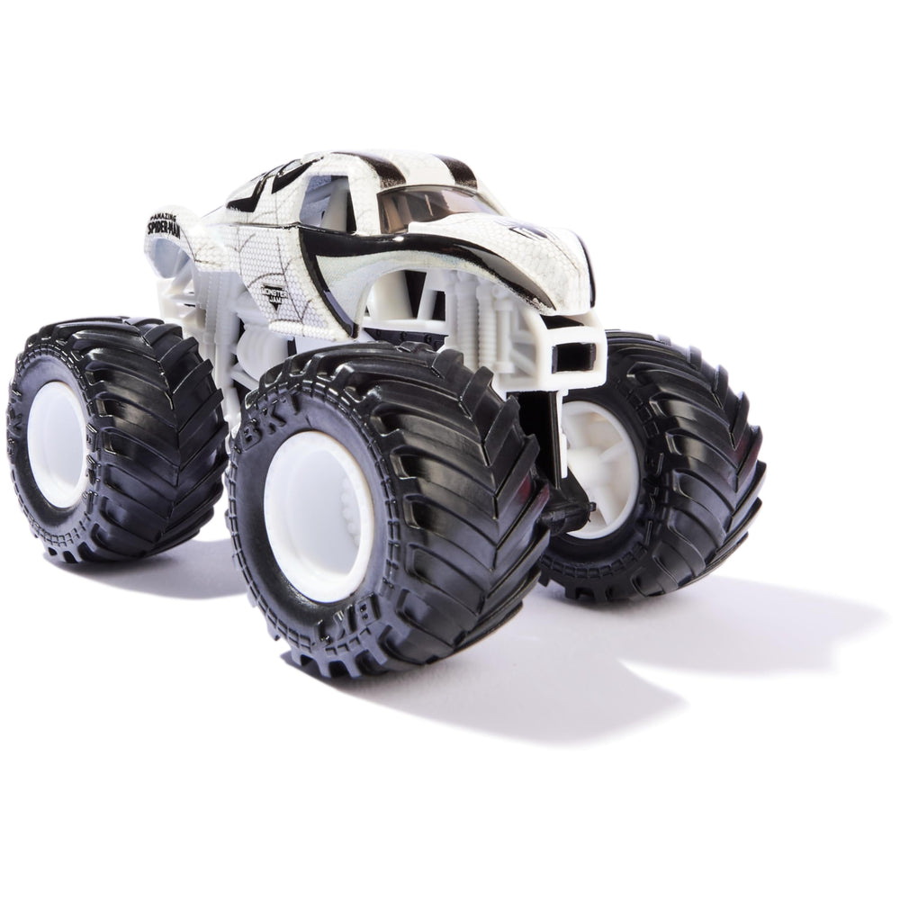 Monster Jam Marvel Iron Man 1:64 truck with dynamic details for heroic storytelling