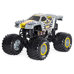 Monster Jam Max D 1:24 side view shows bold livery for collection
