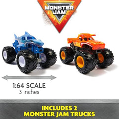 Megalodon 1:64-scale truck with chrome rims