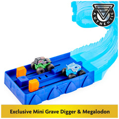 Exclusive Megalodon mini truck with authentic graphics for realistic play