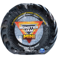 Monster Jam Mini Truck detailed graphics close-up showing authentic branding and colors.