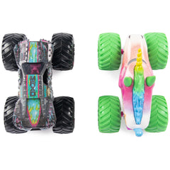 Two-pack display featuring Nitro Neon Sparkle Smash and Max-D.