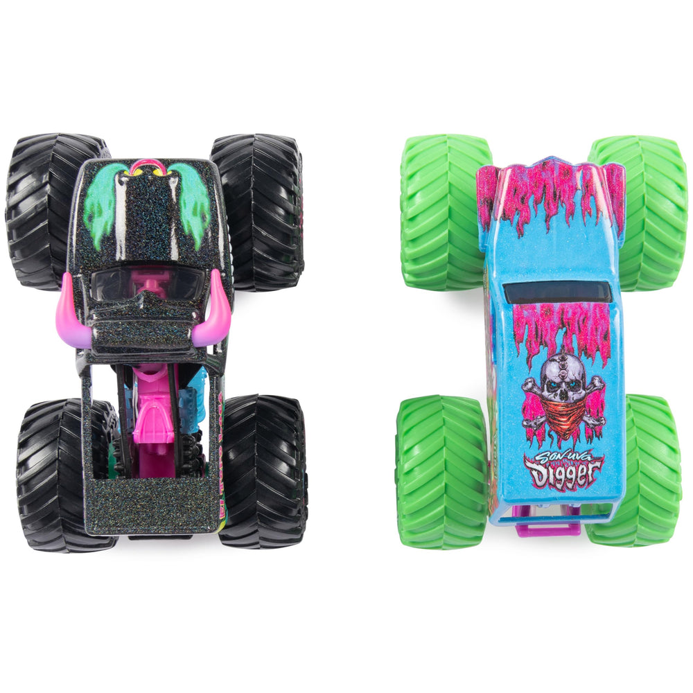 Monster Jam Nitro Neon El Toro Loco side view for dynamic display