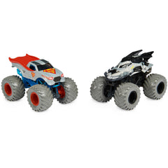 Monster Jam official BKT tires detail on 1:64 die-cast chassis.
