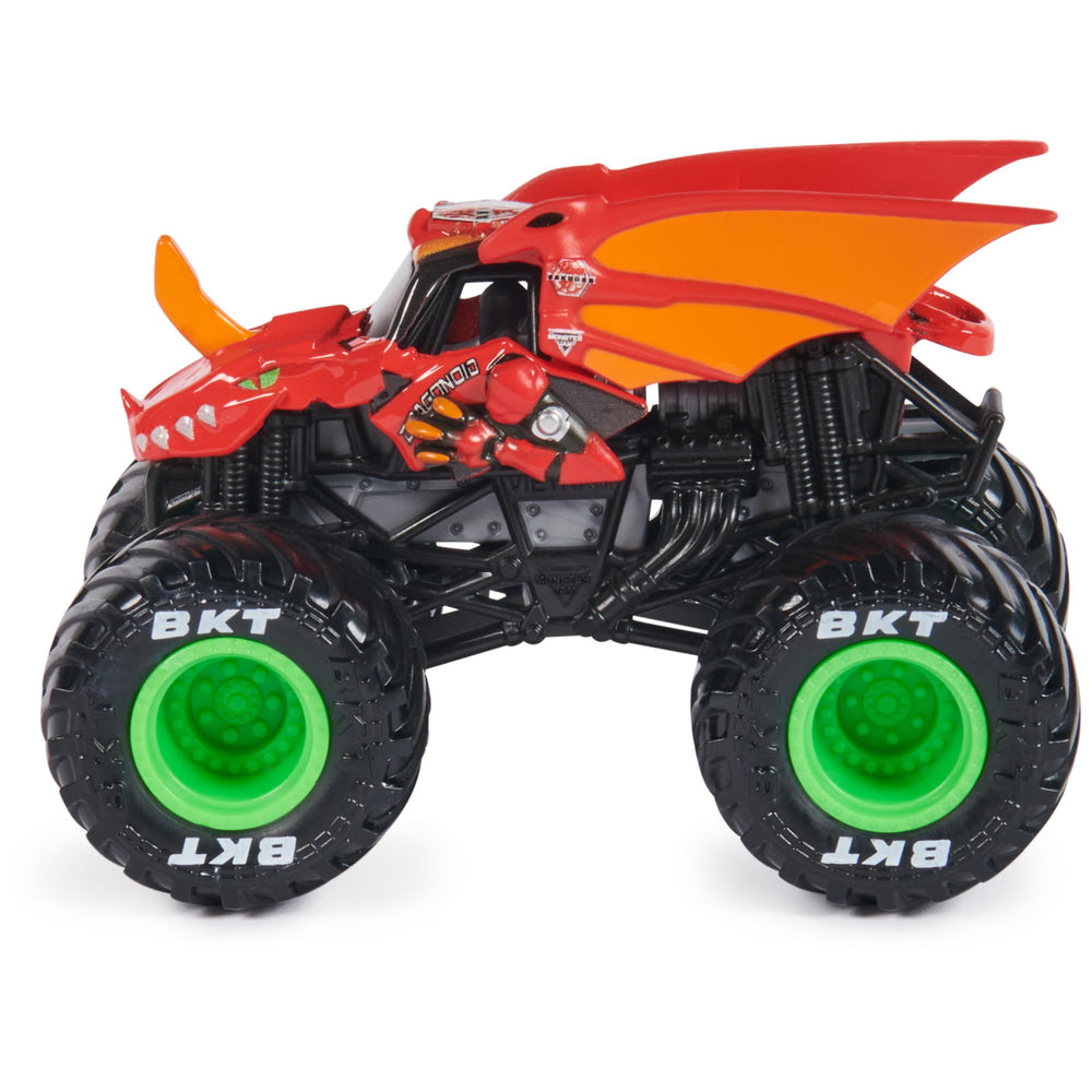 Monster Jam official BKT tires boost grip and authentic on-show look.