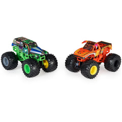 Monster Jam official Grave Digger-El Toro Loco die-cast for durable, long-lasting play.