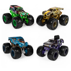 Monster Jam Reveal the Steel Grave Digger color-change truck for engaging play