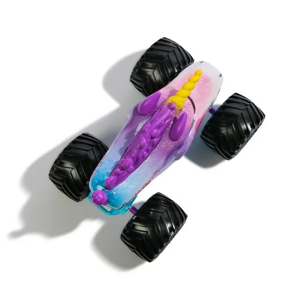 Monster Jam Sparkle Smash close-up showcases durable die-cast body and realistic design