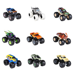 Monster Jam Megalodon attack highlights rugged styling for action play.