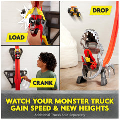 Launch ramp for adjustable Monster Jam stunts