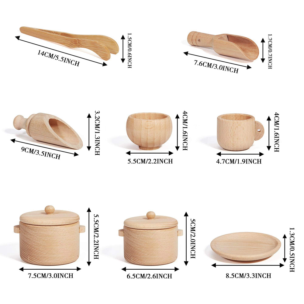 Mont Pleasant wooden tongs used for precise grasp and coordination
