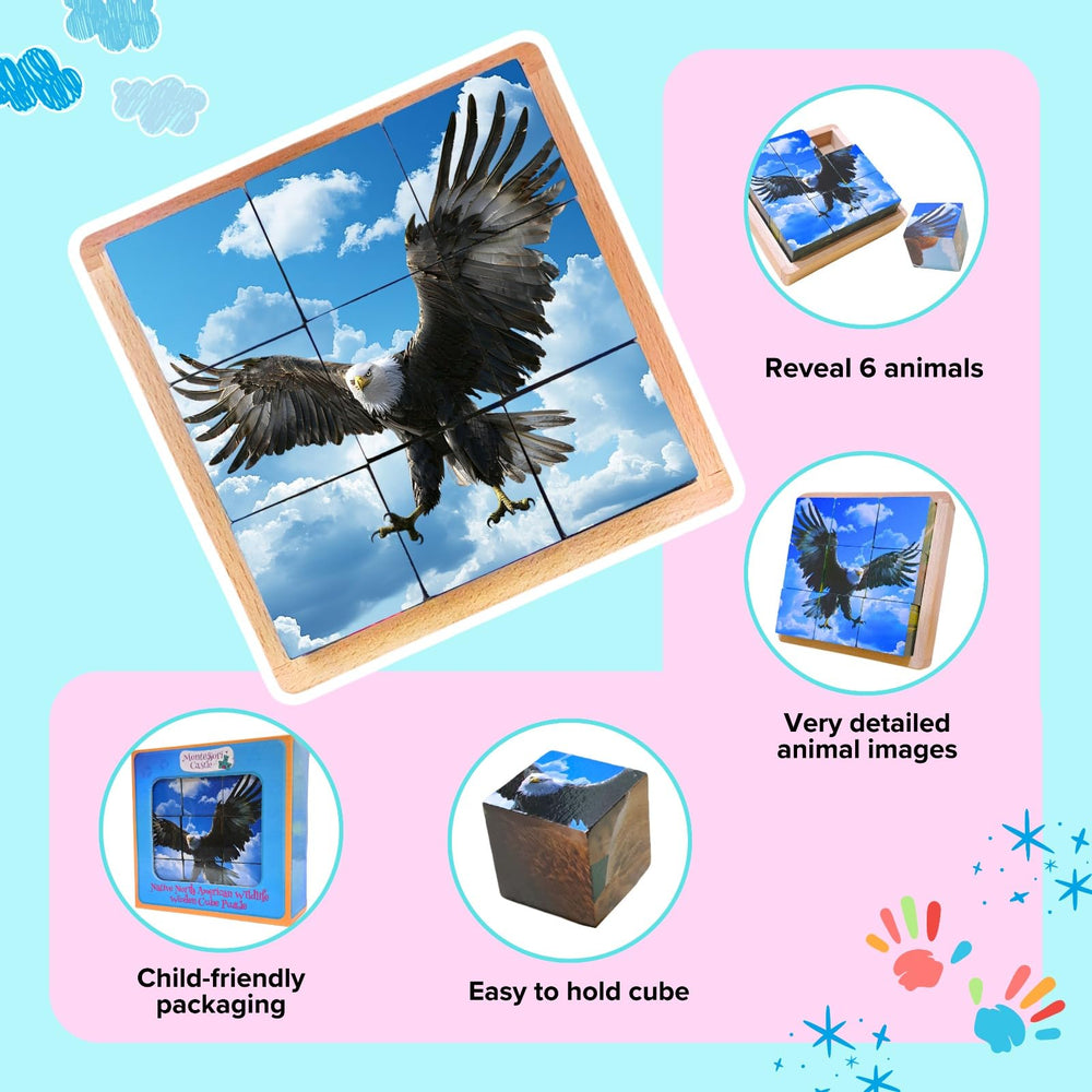 Montessori Castle 6-in-1 Puzzle turns playtime into cognitive exploration for toddlers and kids.