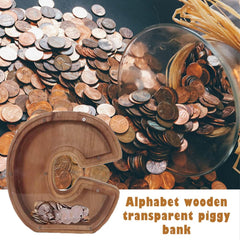 Moonase engraved money box displaying custom text