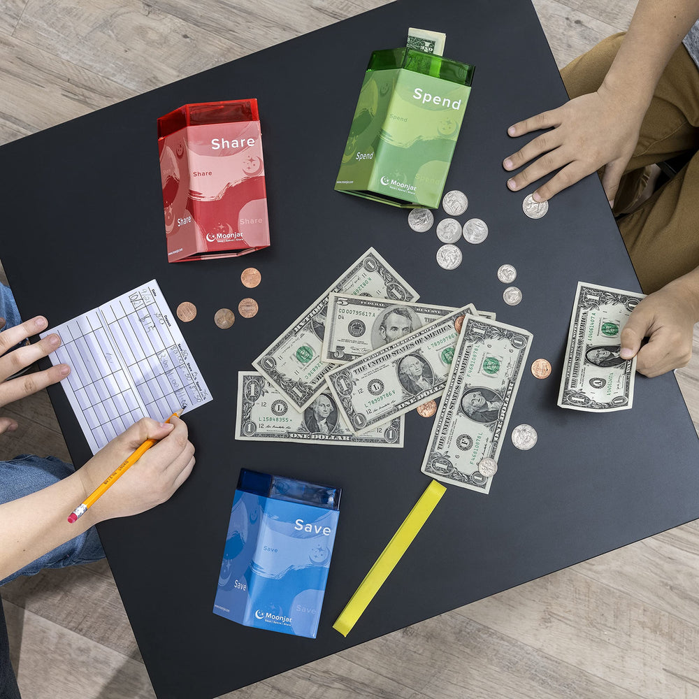 Award-winning Moonjar design combines durability with bright color coding for everyday learning.