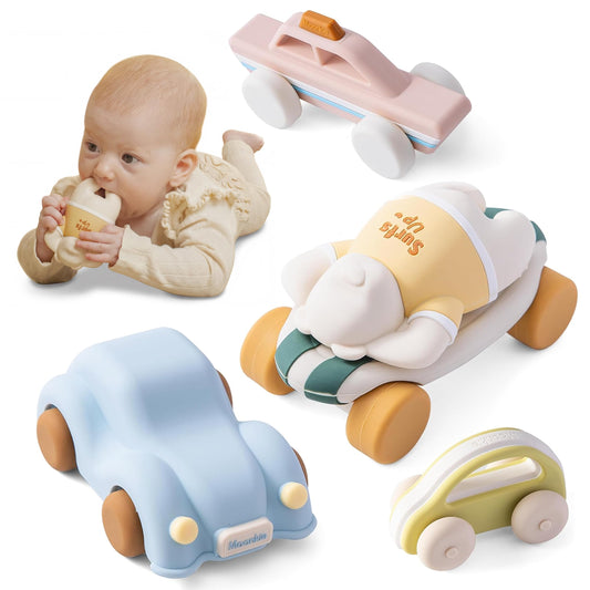 Moonkie Classic Car with soft grip for push-and-go fun.