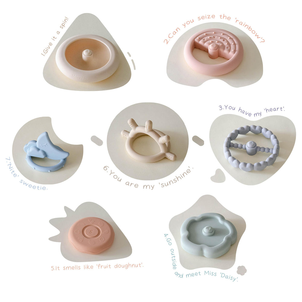 Moonkie Stacks of Circles different shapes: fosters creativity and exploration.