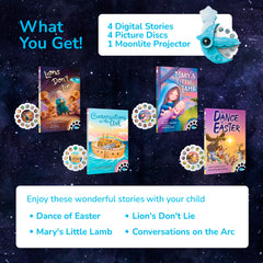 Moonlite Kids Learning Gifts set fosters language development through interactive storytelling